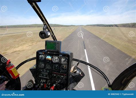 Helicopter Cockpit View Stock Photography - Image: 3082942