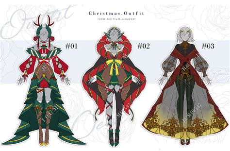 Auction : CHRISTMAS.OUTFIT [OPEN] by Popza10CM on DeviantArt | Drawing ...