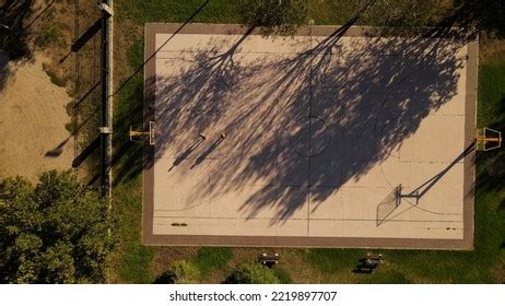 Aerial Top Down Shot Two Friends Stock Photo 2219897707 | Shutterstock