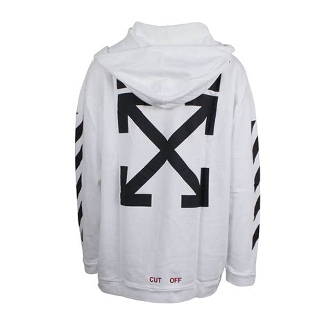 Off White // Annunciazione Hoodie // White All Over (XS) - Designer ...