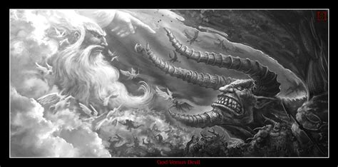 God Versus Devil by VegasMike on DeviantArt