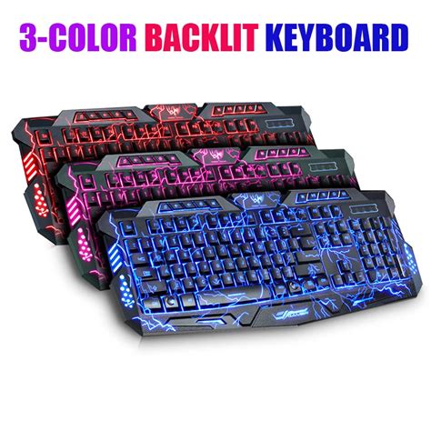 Aliexpress.com : Buy 3 color backlit gaming keyboard switchable ...