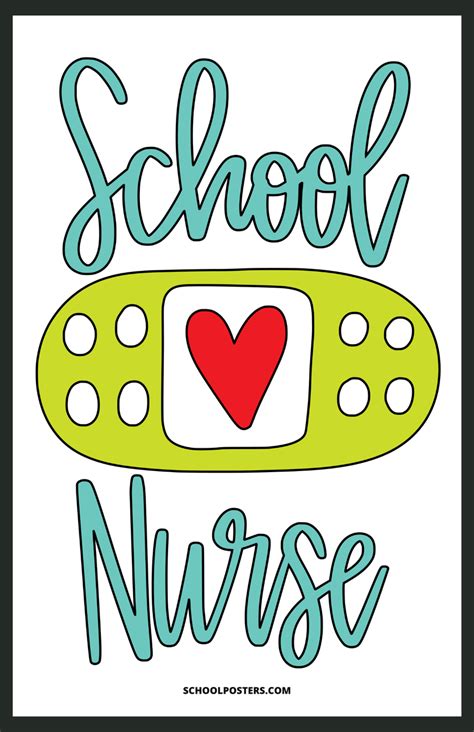 School Nurse Poster – SchoolPosters.com LLC