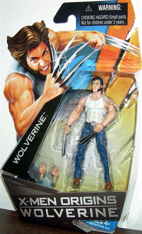 Wolverine X-Men Origins White Shirt Action Figure Hasbro