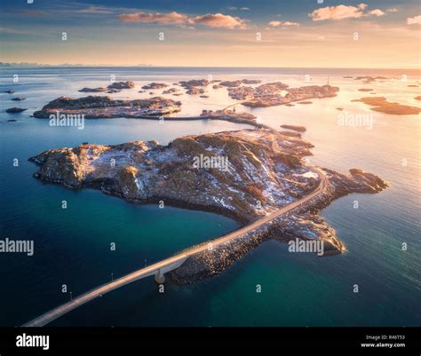 Henningsvær, lofoten islands aerial hi-res stock photography and images ...