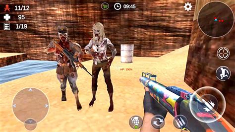 Zombie 3D Gun Shooter- Real Survival Warfare - Android Game Gameplay ...