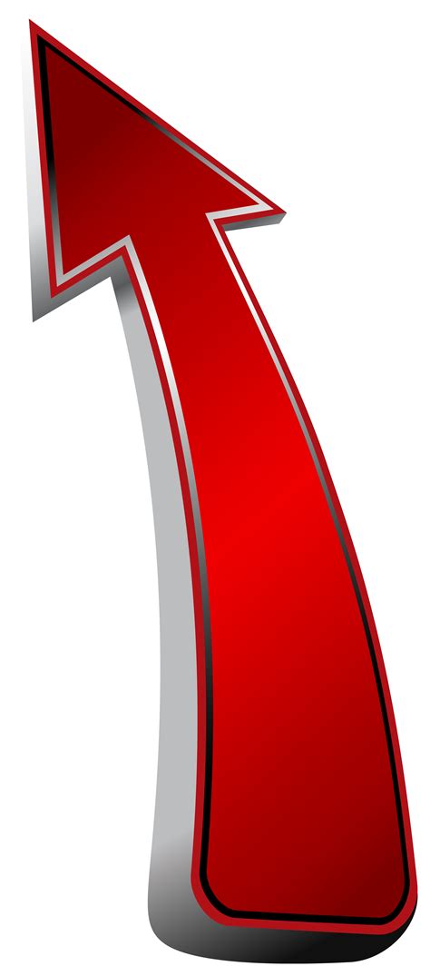 Red Up Arrow Transparent PNG Clip Art Image | Gallery Yopriceville ...