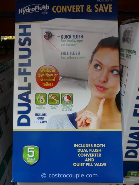 Hydroflush Dual Flush Toilet Conversion Kit