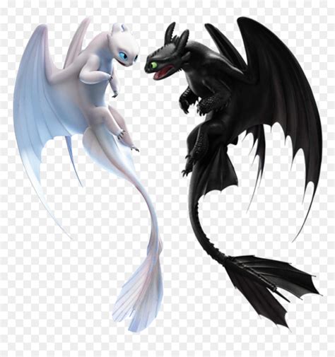 Night Fury Png - Train Your Dragon Light Fury, Transparent Png - vhv