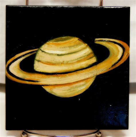 Saturn Acrylic Painting - craibas.al.gov.br