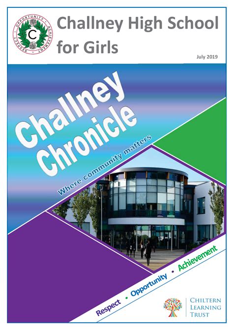 Challney Chronicle — Challney High School for Girls