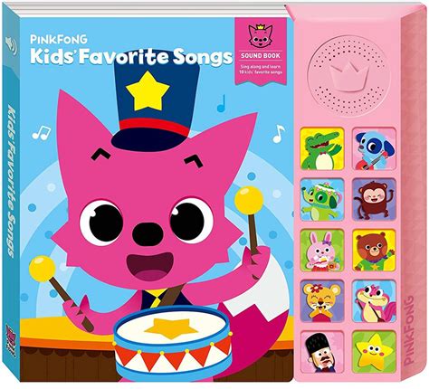 Pinkfong Kids Favorite Songs Sound Book Version 1 Smart Study - ToyWiz