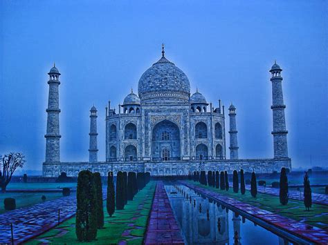 Taj Mahal Sunrise Photograph by Mario Villeda