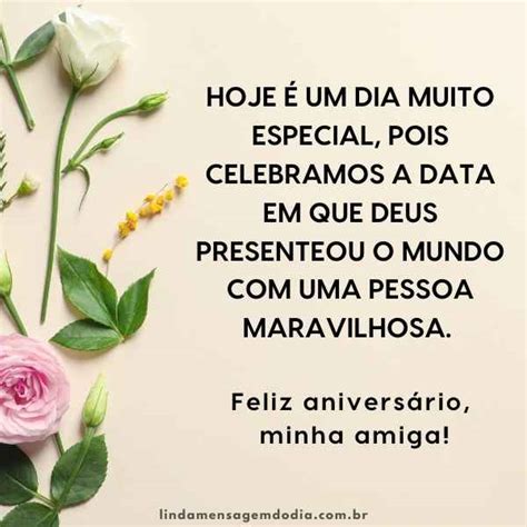 Texto de aniversário para amiga - Linda Mensagem Do Dia!