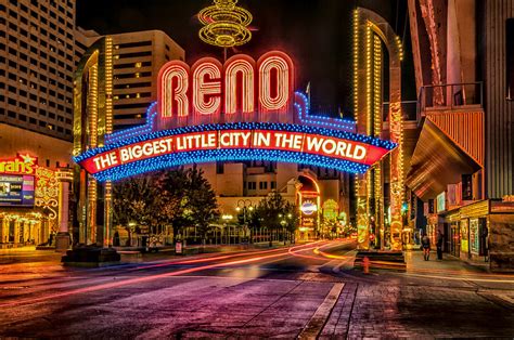 Reno Arch At Night Photograph by Janis Knight