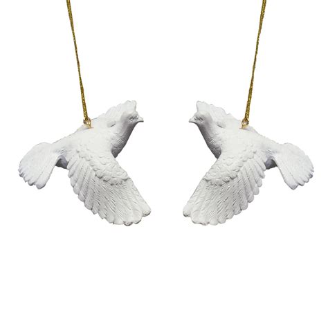 Turtle Doves Christmas Ornaments | Led Christmas