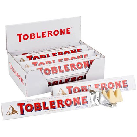 Toblerone white 100g 10pcs 1kg - Chocolate.lk