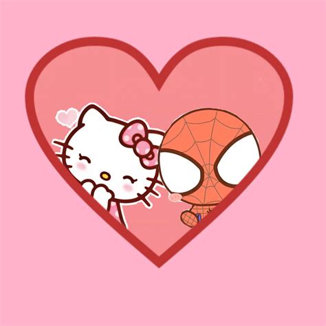 #spiderman #hellokittycollection #aesthetic #pink #wallpaper #sanrio # ...