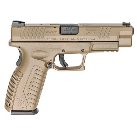 Springfield Armory XDM 9mm Luger 4.5in FDE Pistol - 19+1 Rounds ...