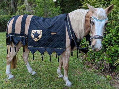 Destrier Horse Costume Medieval Barding Costume Equine | Etsy