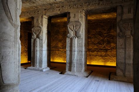 Abu Simbel - Temple of Hathor; Inside | Abu Simbel Temples | Pictures ...