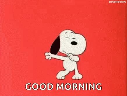 Good Morning Snoopy GIF - GoodMorning Snoopy Peanuts - Discover & Share ...