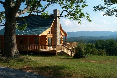 The Rebels Roost Cabin is located near the Blue Ridge Parkway ...