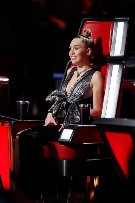 MILEY CYRUS at The Voice, Season 13 Shows 11/27/2017 – HawtCelebs