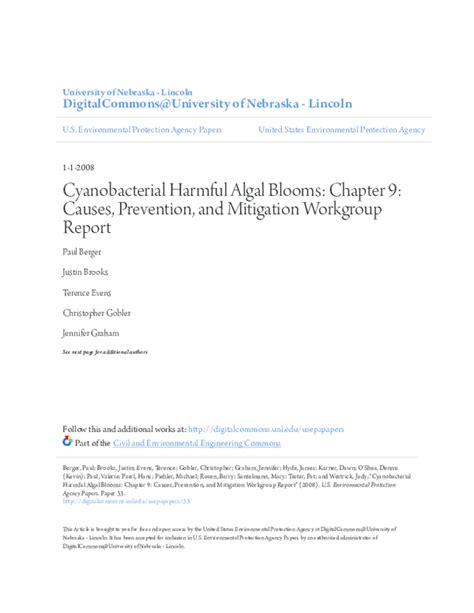 (PDF) Cyanobacterial Harmful Algal Blooms: Chapter 9: Causes ...