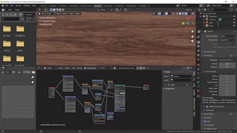 Nodes To Make A Wood Texture In Blender