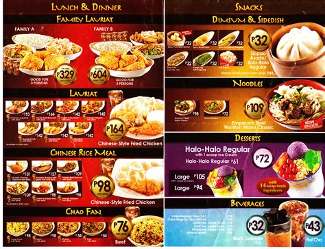 Chowking - Pinoy Food Delivery Menus