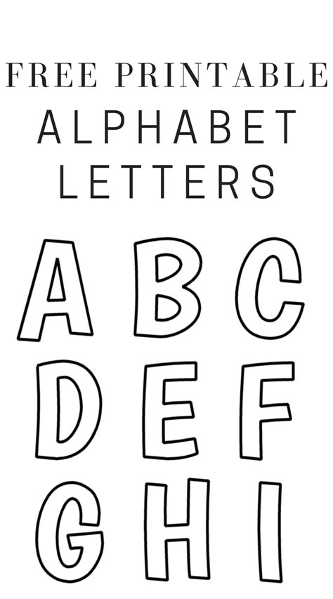 Printable Free Alphabet Templates | Free printable alphabet letters ...