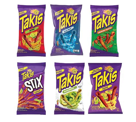 Sabores surtidos - Pack de Variedades Takis - 6 Mexico | Ubuy