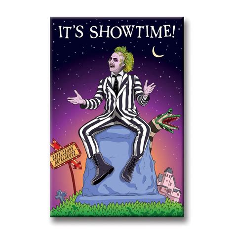 It's Showtime Beetlejuice Magnet - Peepa's