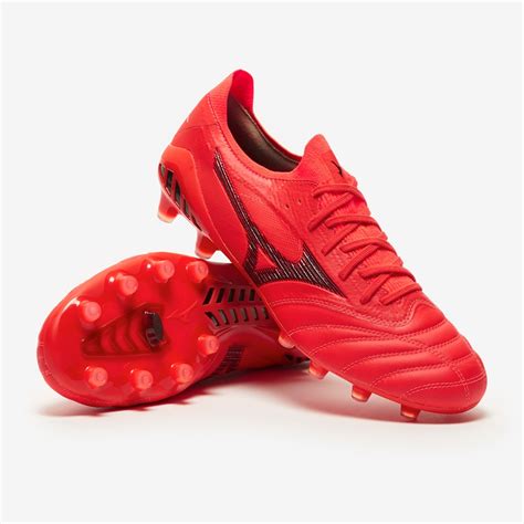 Mizuno Morelia Neo 3 ß Elite FG - Ignition Red/Black - Firm Ground ...