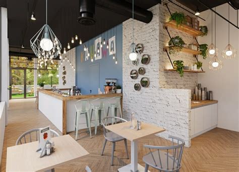 Before & After: Cozy Coffee Shop Interior Design - Decorilla