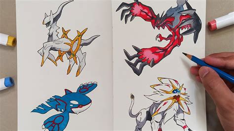 How To Draw A Legendary Pokemon - Simplereality27