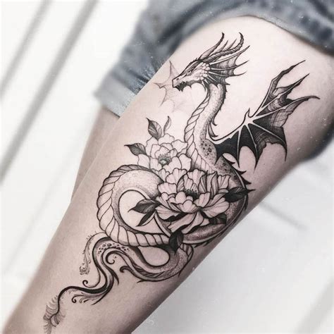 Dragon tattoo ideas for women photos