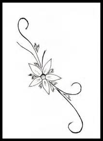 Simple Rose Sketch Tattoo