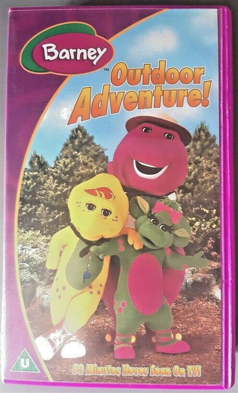 BARNEY - OUTDOOR ADVENTURE The Purple Dinosaur VHS Video 55 Mins Tried ...