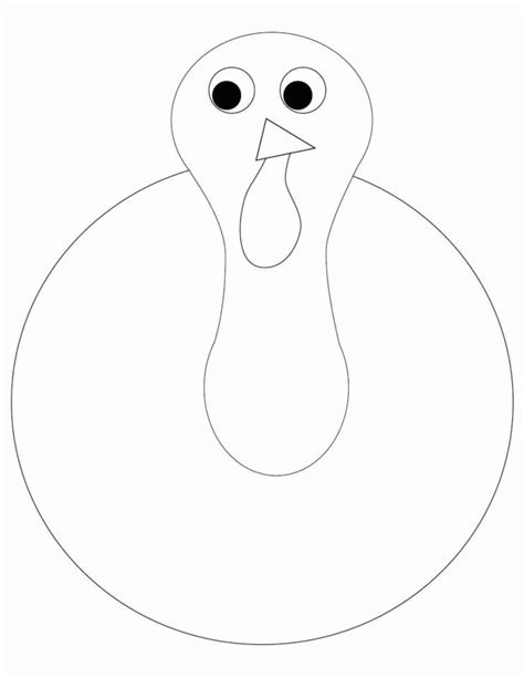 Printable Turkey Body Template