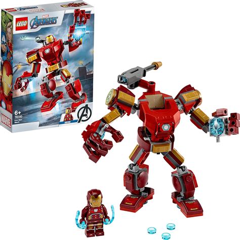 LEGO Marvel Avengers Iron Man Building Set For Kids Ages Up 76206 ...