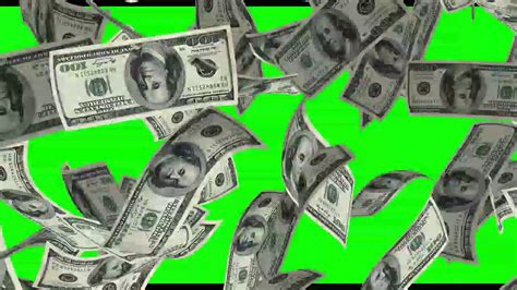 MONEY Falling Green Screen in Full HD 1920x1080p (रुपए ग्रीन स्क्रीन ...