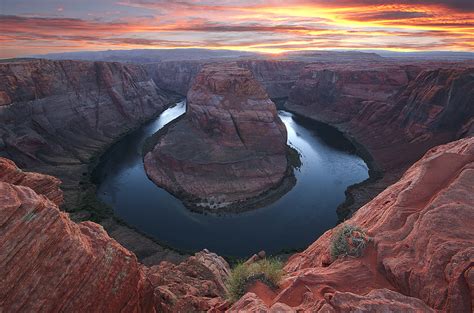 Horseshoe Bend Sunset Photograph by Loree Johnson - Fine Art America