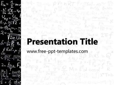 TEMPLATE DESCRIPTION: Physics PowerPoint Template is a white template ...