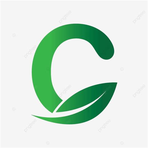 Gambar Logo Huruf C Eco Hijau Dengan Daun, Koleksi, Simbol, Font PNG ...