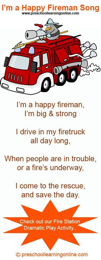 The Happy Fireman Song for preschoolers. A fun song for preschoolers ...