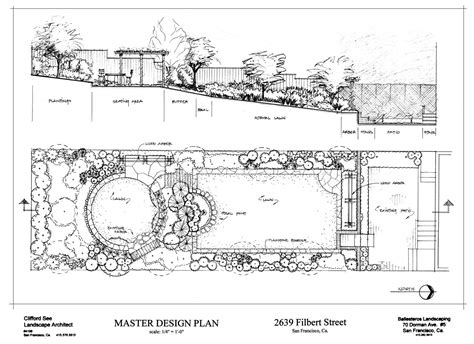 b&w elevation drawing | Dessin architecture de paysage, Les plans de ...