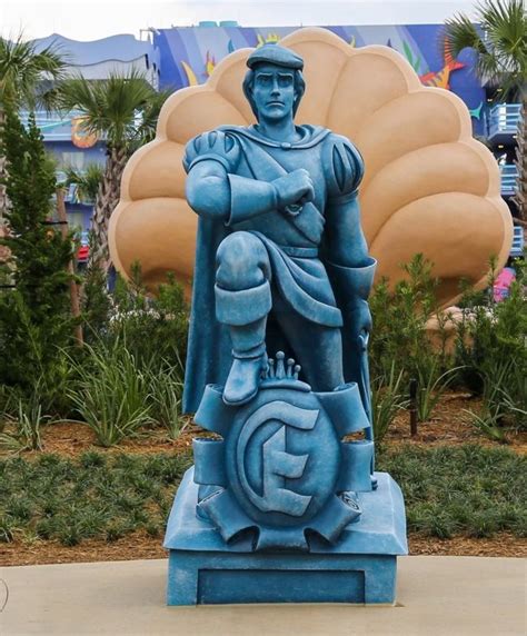 Prince Eric statue at Art of Animation Resort | Disney art of animation ...