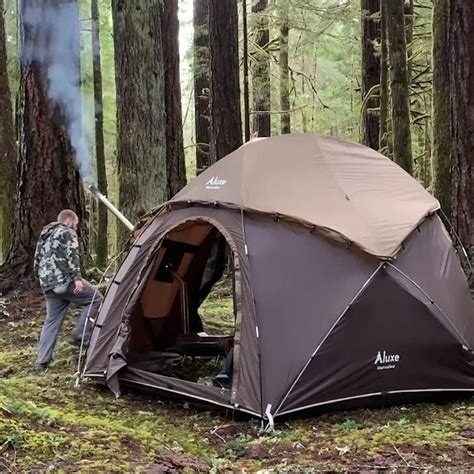 Winter Camping Tents With Stove - family camping resorts